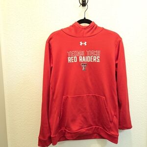 Youth Kids Under Armour Texas Tech Red Raiders Sideline Hooded Hoodie Sweatshirt